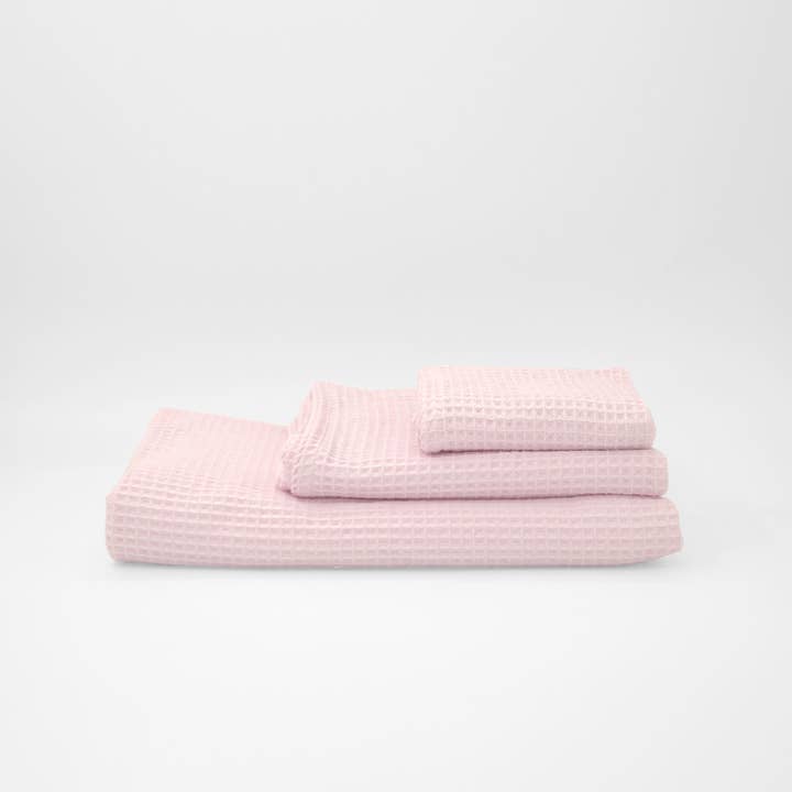 Waffle Towel 100% Cotton Dusty Pink for wholesale by SG HOGAR