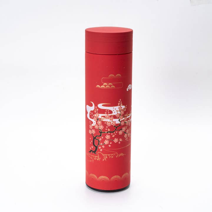 Urban Tokyo - Wholesale Flask - 17oz Vacuum Insulated Stainless Steel Thermos Flask Cherry Blossom Cranes (1/50)1