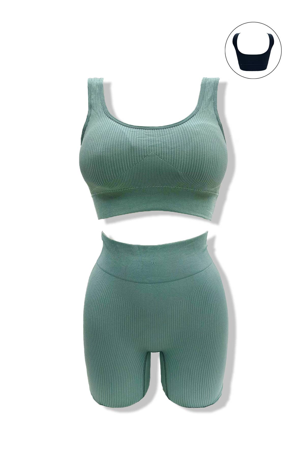 Belle Com'Elle - Wholesale Activewear Set - Women's - Ribbed Sports Set4