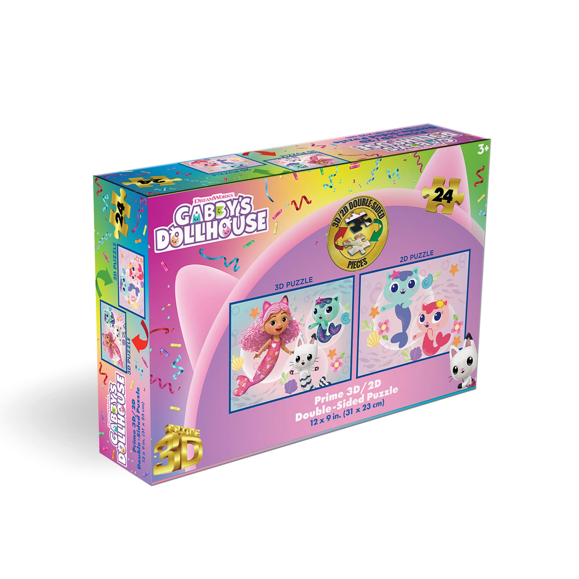 Primemotion, Inc - Wholesale Puzzle - Kids - Gabby's Dollhouse  24pc 12x9"7