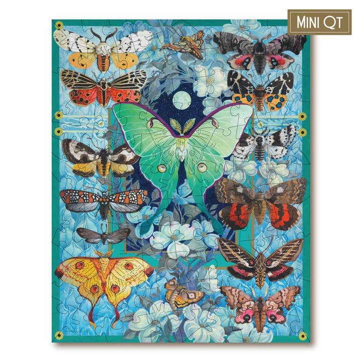 Moth Mania MINI QT for wholesale by Victory Wooden Puzzles