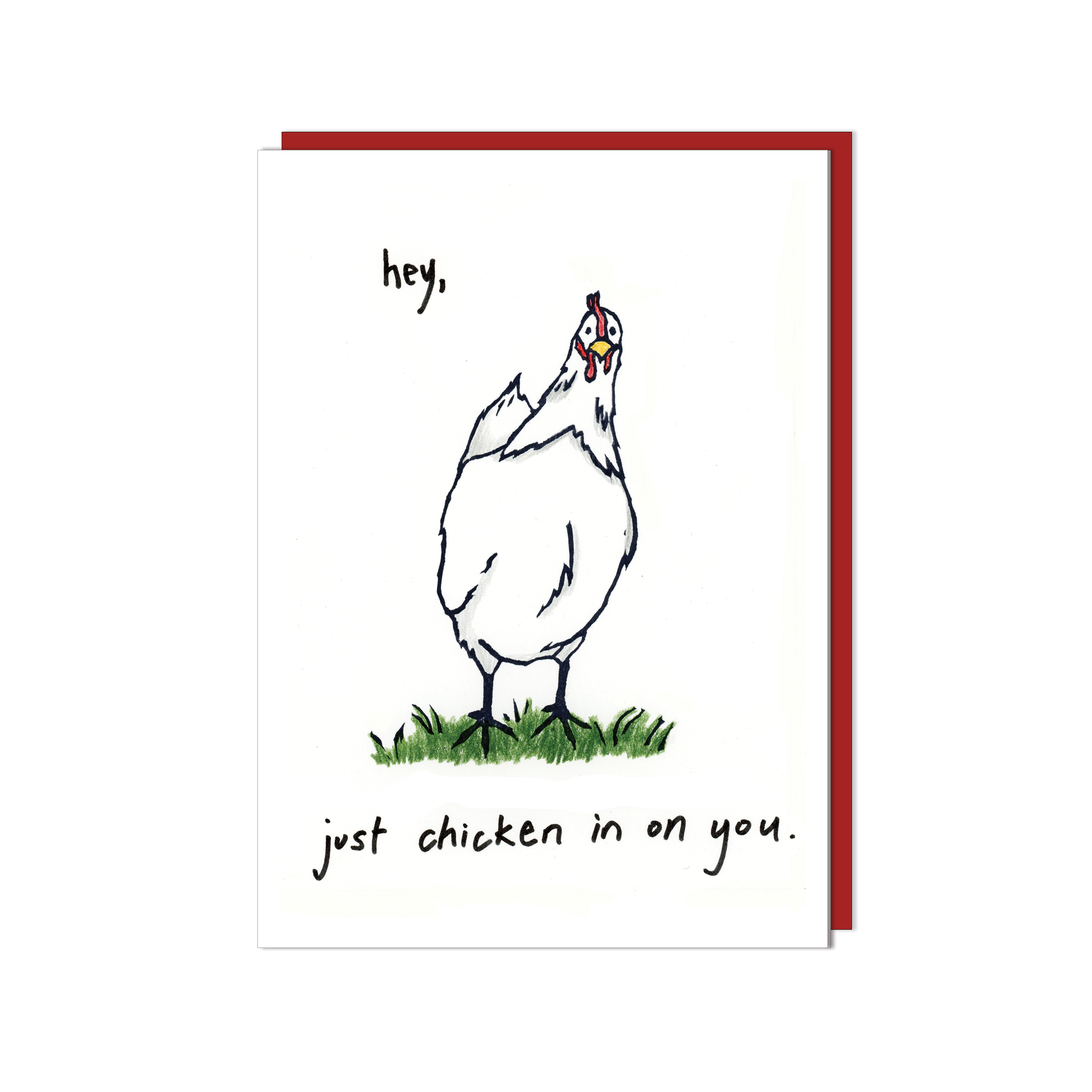 Sage Flannery Art – Engroshandel Hverdagshilsen kort – Kylling kort0