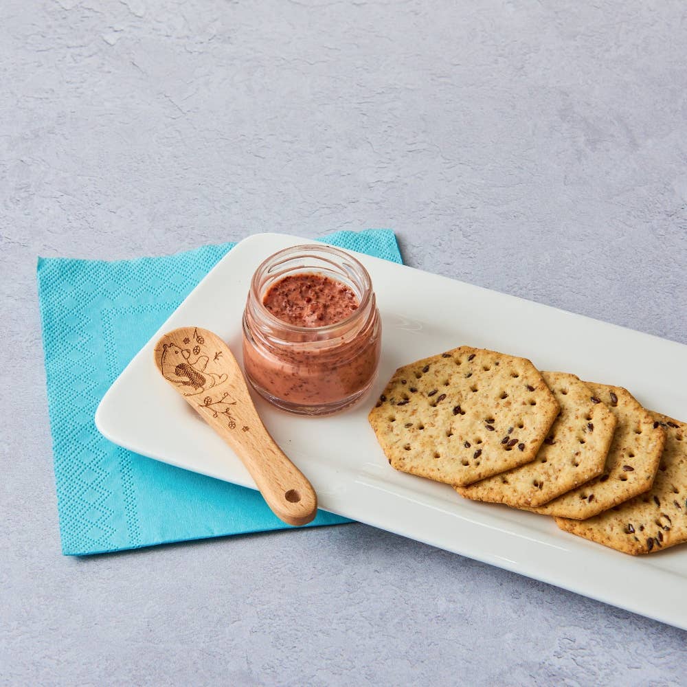 TALISMAN DESIGNS - Vente Cuillère de cuisine - Cuillère Miniature Woodland - Ours - Présentoir de 24 unités2