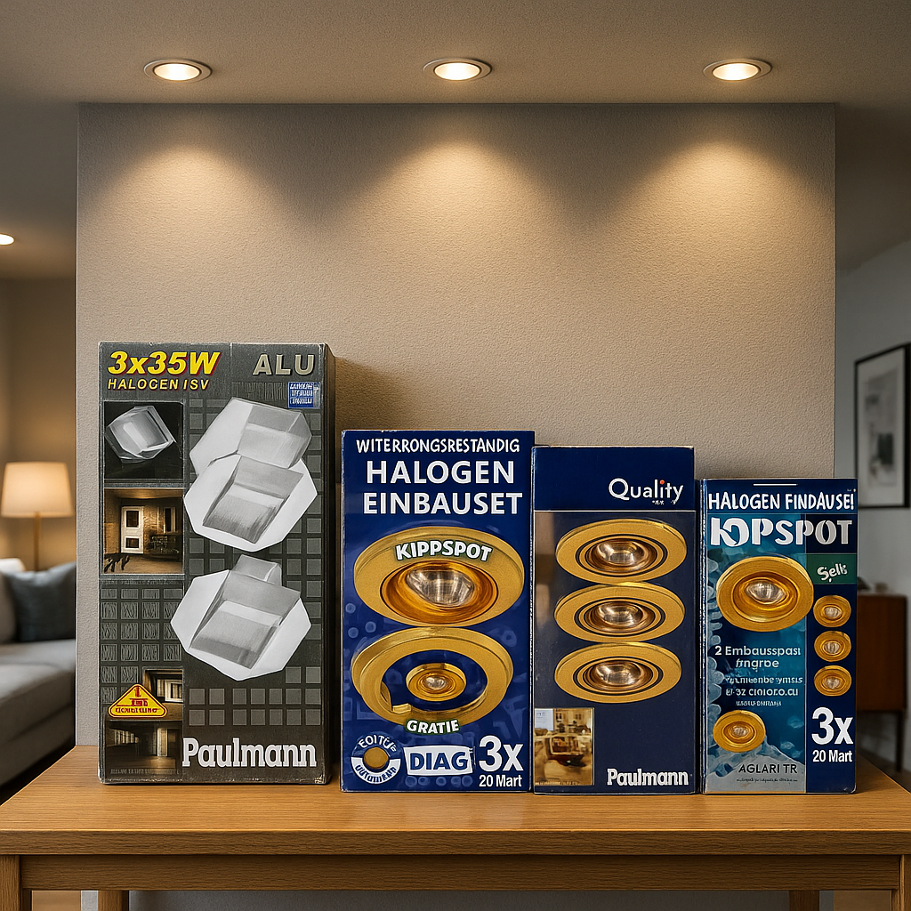 Salzmann Restwaren GmbH – wholesale Light bulb/puck – Paulmann, DIAG, etc. Halogen Recessed Light Sets0