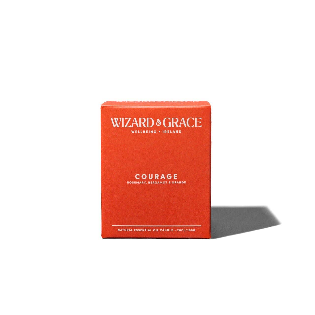 Wizard & Grace Wellbeing - Venta al por mayor Velas en tarros - Vela de aceite esencial Courage natural3