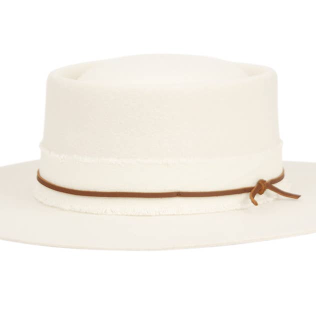Epoch hats - Wholesale Fedora - Women's - Wide Brim Wool Felt Porkpie Fedora Hat6