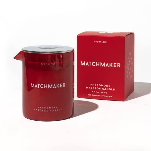 Matchmaker Red Diamond Pheromone Massage Candle for wholesale by Eye Of Love