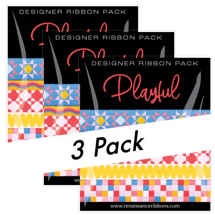 Playful - Designer Pack - PRO 6 PACK for wholesale by Renaissance Ribbons