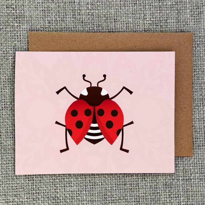 Ladybug Notecard for wholesale by Dandymark
