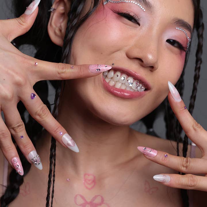 Never Have I Ever - Wholesale DIY Craft Kit - Pinky Glam - DIY Tooth Gem Kit