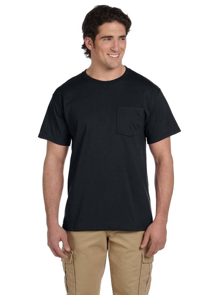 Jerzees 29P - Adult DRI-POWER ACTIVE Pocket T-Shirt for wholesale by Total Apparel