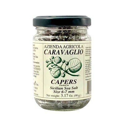 Wholesome Good - Wholesale Pickled Vegetables - Caravaglio Capers from Salina Capers in Sea Salt 3.17oz0