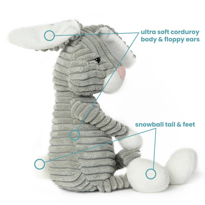 Angora Brands - Vendita all'ingrosso Peluche - Bambini e neonati - Velluto a coste coniglio peluche ultra morbido