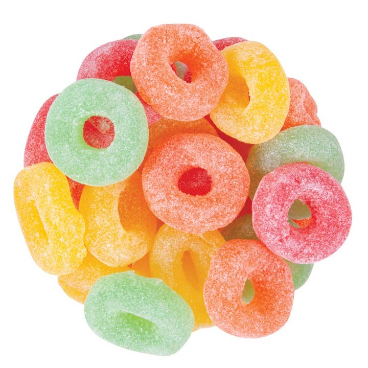 Zachary Assorted Fruit Ring Jelly Gummy Candy 5 lb for wholesale by Long Island Candy Factory