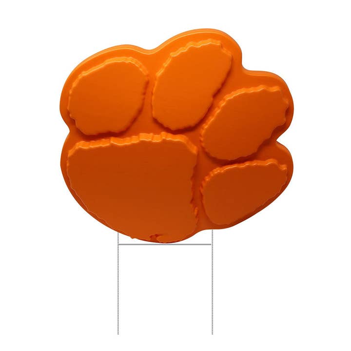 Fanlawnaments - Wholesale Outdoor Ornament/Decor - The Original Clemson Lawn Ornament - Clemson Tigers Paw15