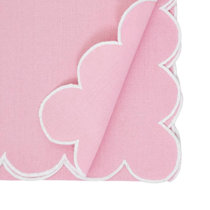 Saro Lifestyle - Wholesale Table runner - Cotton Scalloped Table Runner28