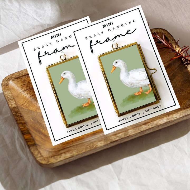 Mini Messing Hængende Ramme | Vintage And Ornament for engroshandel hos Janes Goods