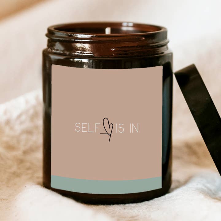 Self Love Is In Soy Wax Scented Candle for wholesale by OLF