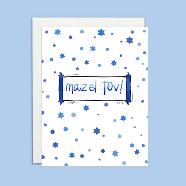 Mazel Tov Scrolls for wholesale by The Simcha Store