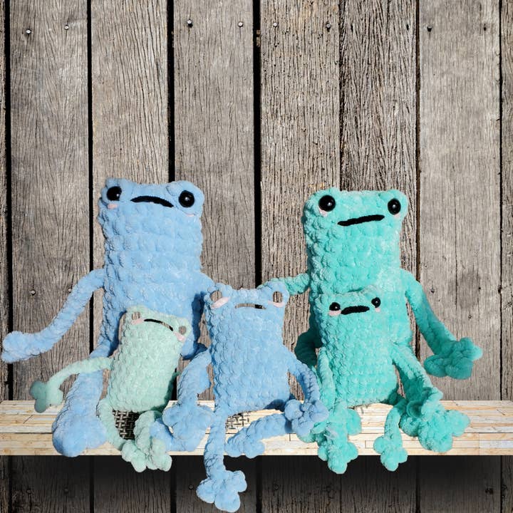 Cute N Sassy - Wholesale Stuffed/Plush Toy - Kids & Baby - Crochet Leggy Frog