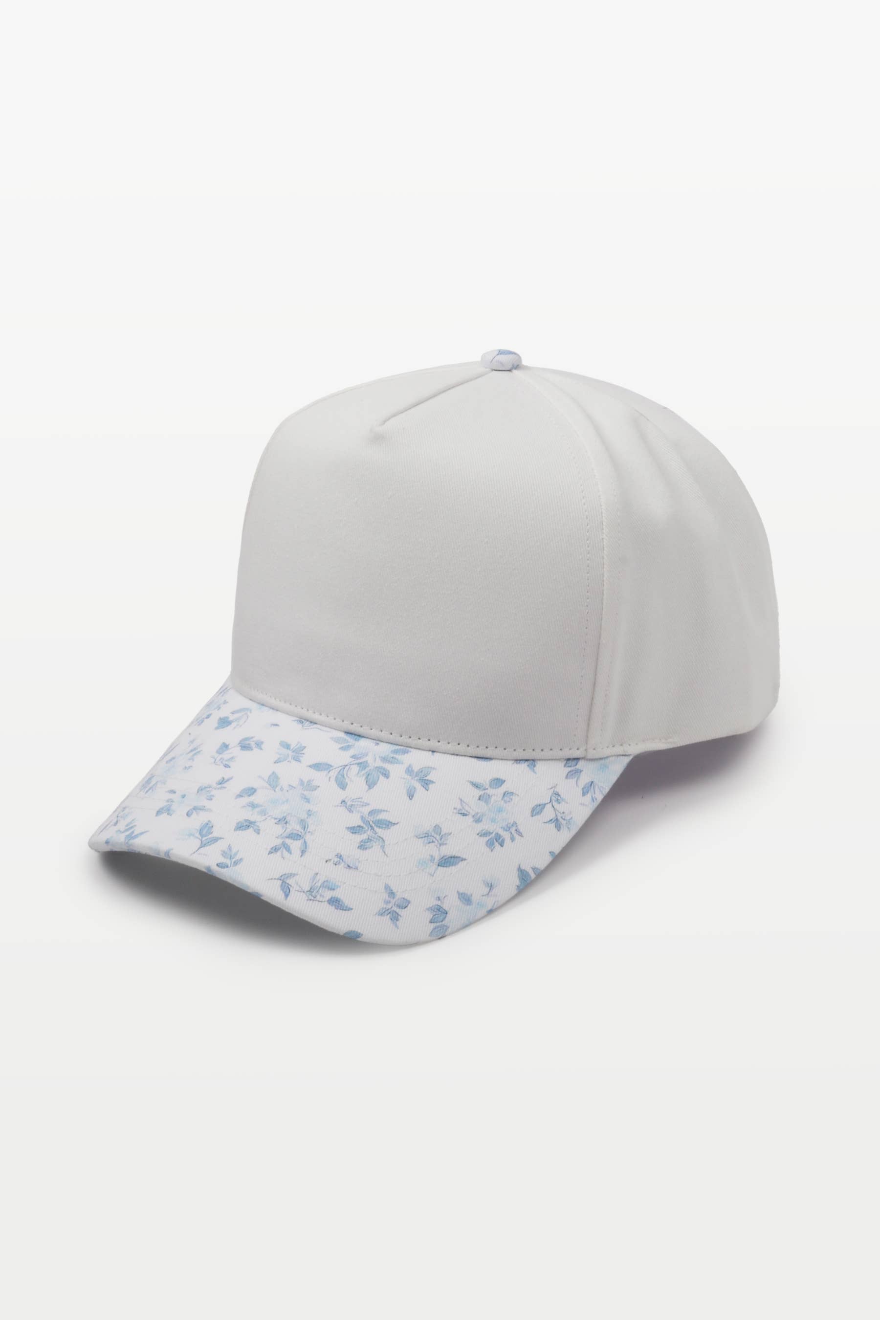 David And Young - Wholesale Baseball Cap - Women's - FLORAL PRINT BRIM Two Tone Baseball Cap4