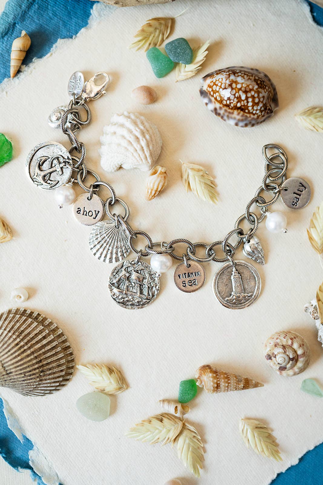 Bella Vita Jewelry - Wholesale Charm/Dangle Bracelet - Yacht Rock Charm Bracelet | Statement Charm & Chain Bracelet1