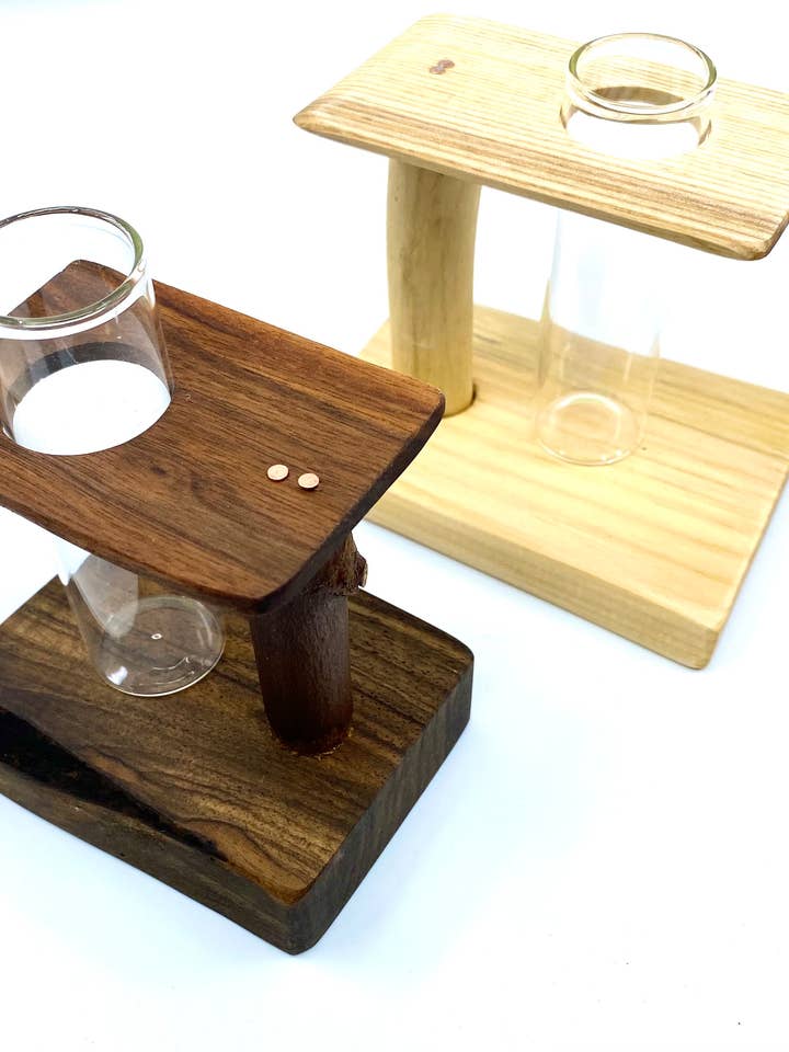 Collection Station de propagation - 3 bois clair et 3 bois foncé pour la vente par Shire Home Rustic