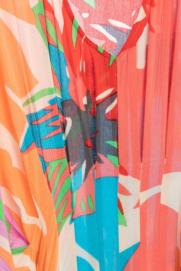 SAACHI - Wholesale Kaftan - Women's - Polychromatic Flowery Kaftan6