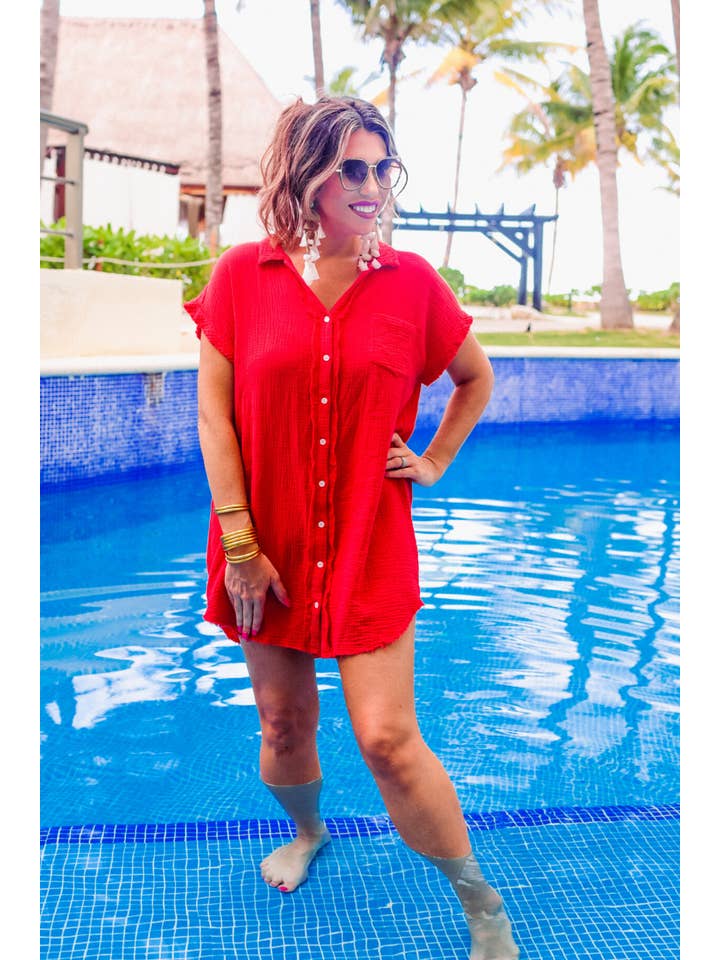Jess Lea - Wholesale Swim Cover Up - Women's - Spring Break Gauze Coverup