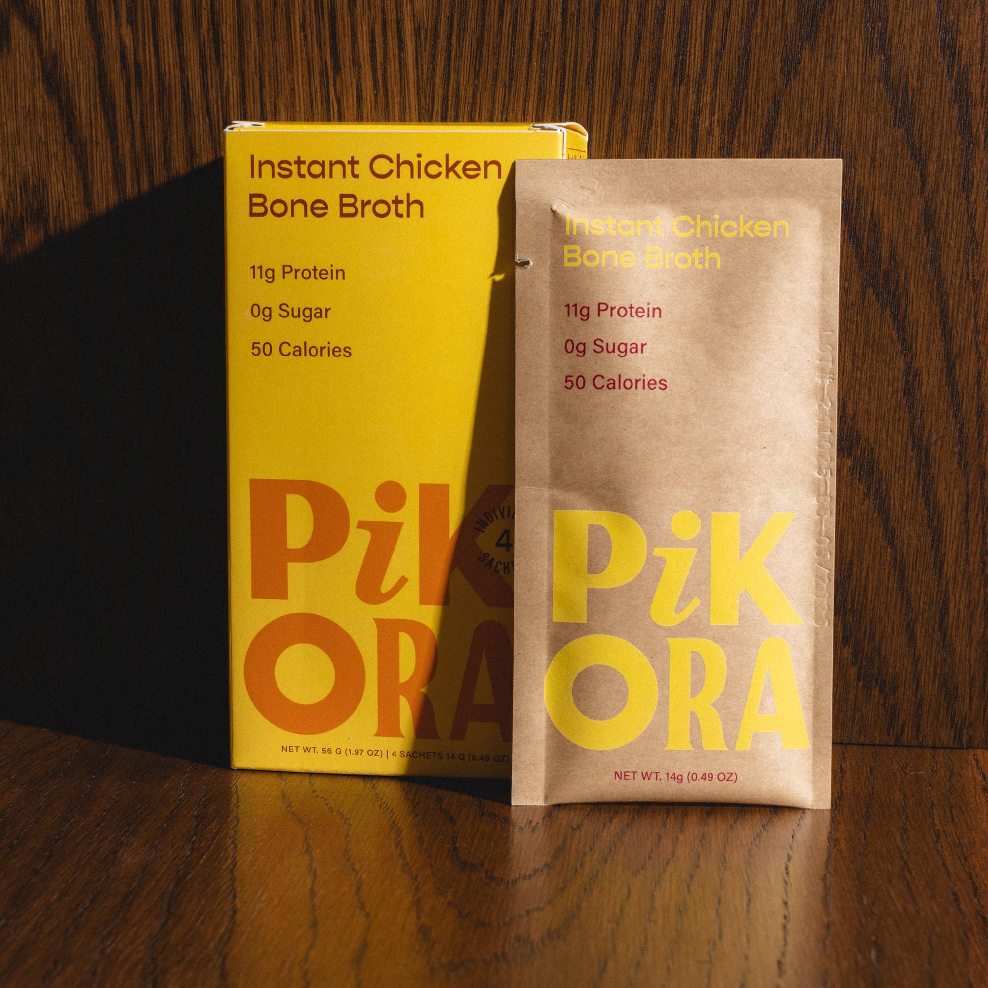 Pikora - Wholesale Broth - Chicken Bone Broth (4 Single-Serve Sachets)
