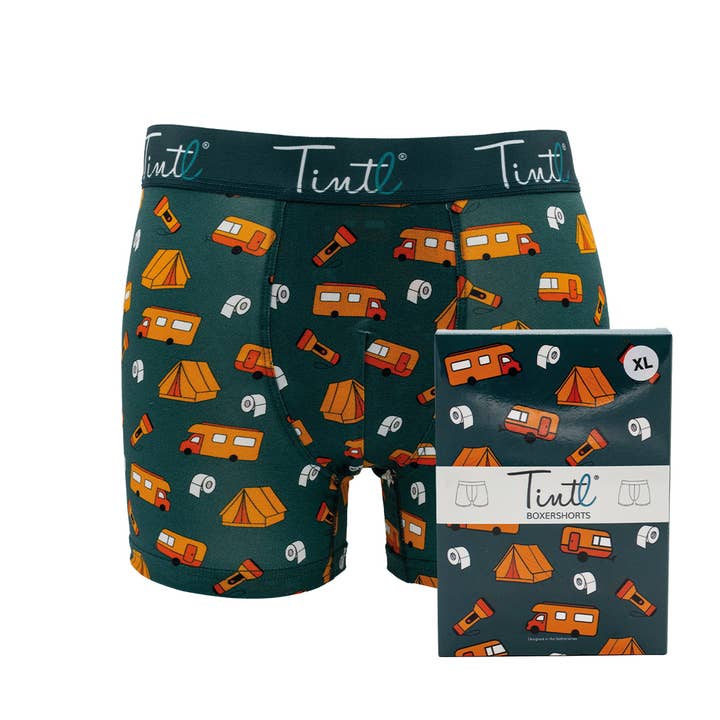 Boxershort Camping life - Dutch for wholesale by tintl