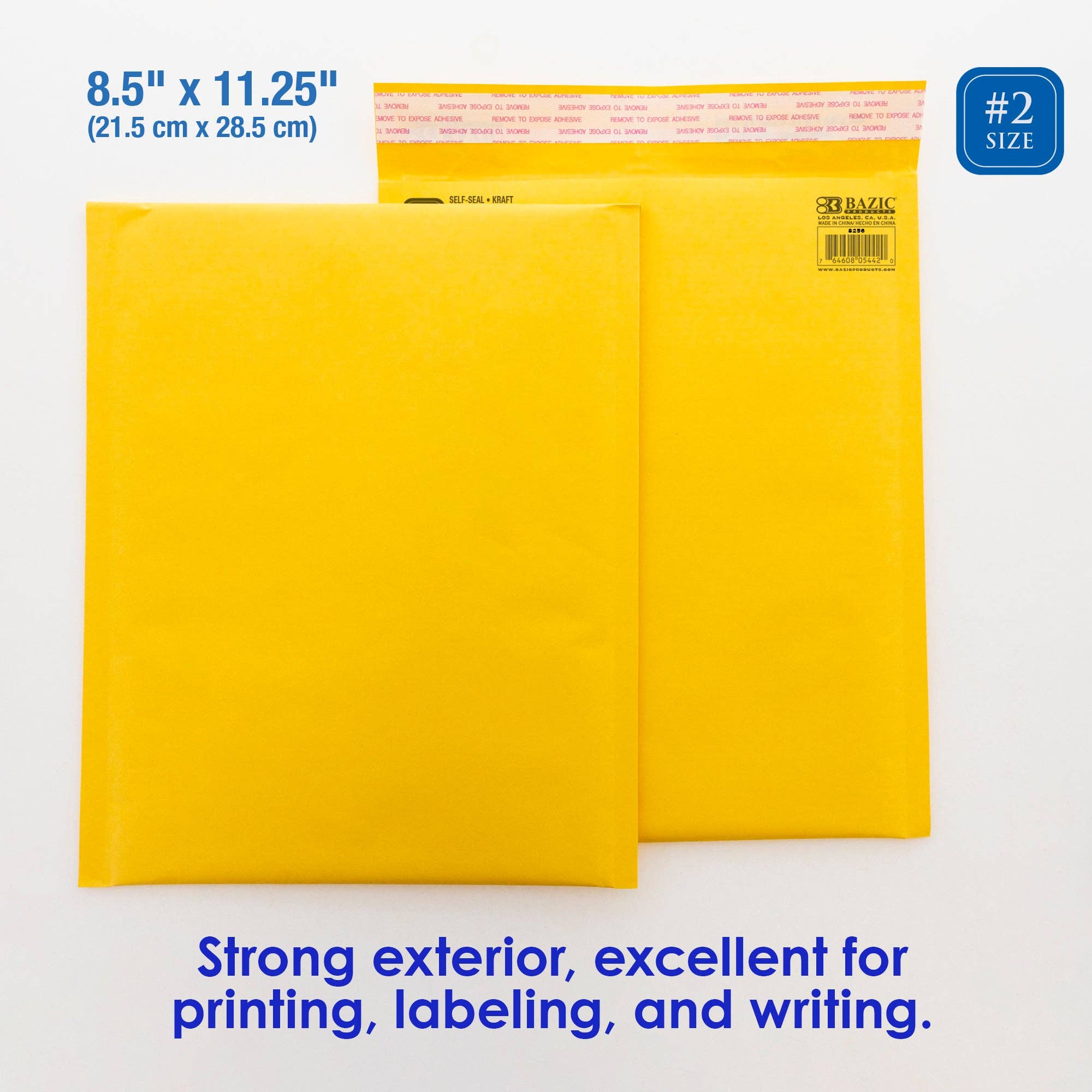 Luna Office Supply -  Everyday Essential – wholesale Envelopes – Self-Seal Bubble Mailers (#2) 8.5" x 11.25"1