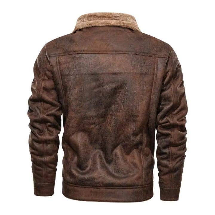 Rhinestone Belt Store - Wholesale Jacket - Men's - Men's Winter Suede Motorcycle Jacket