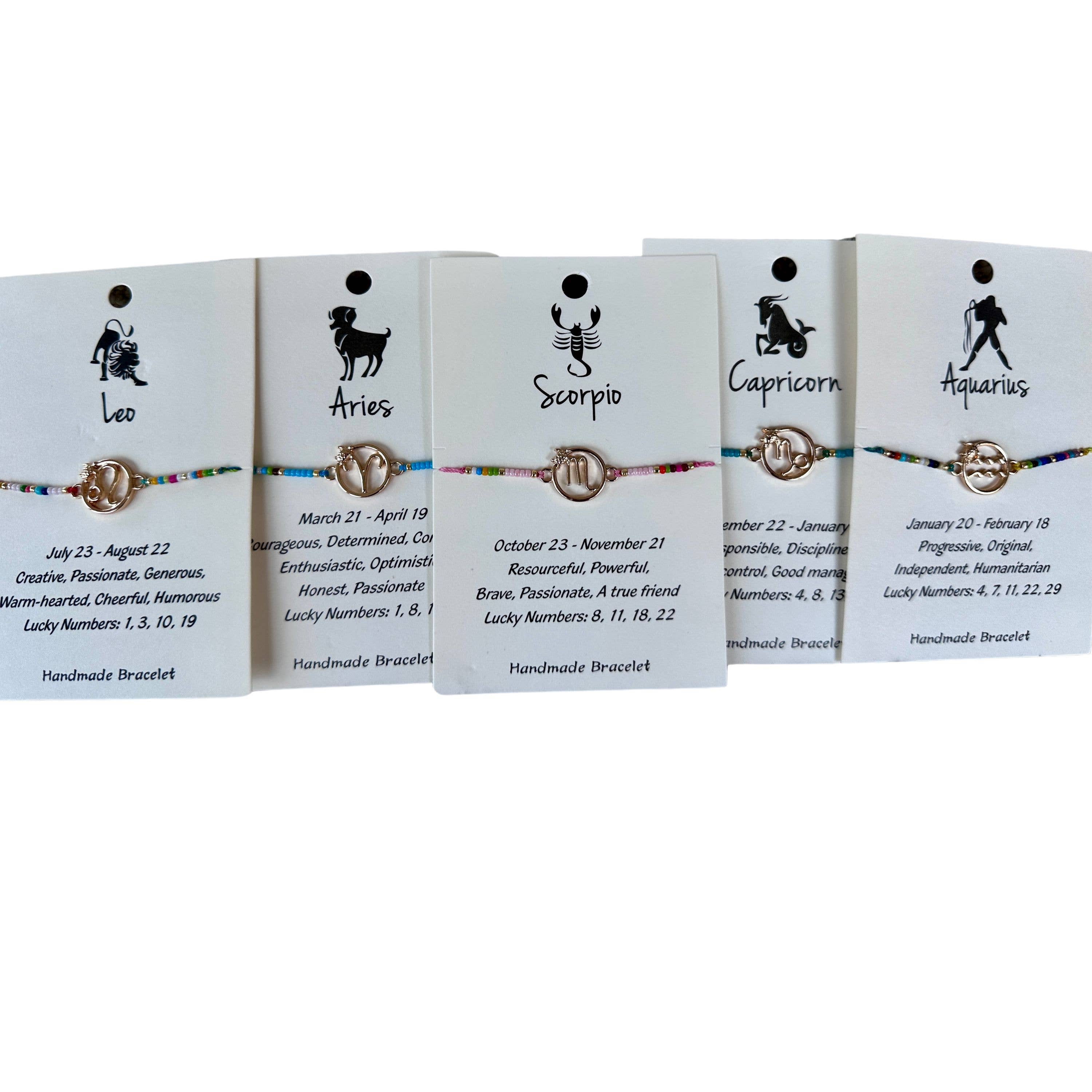 Picki Nicki – wholesale Beaded bracelet – Zodiac Sign Beaded Charm Bracelets Set of 363