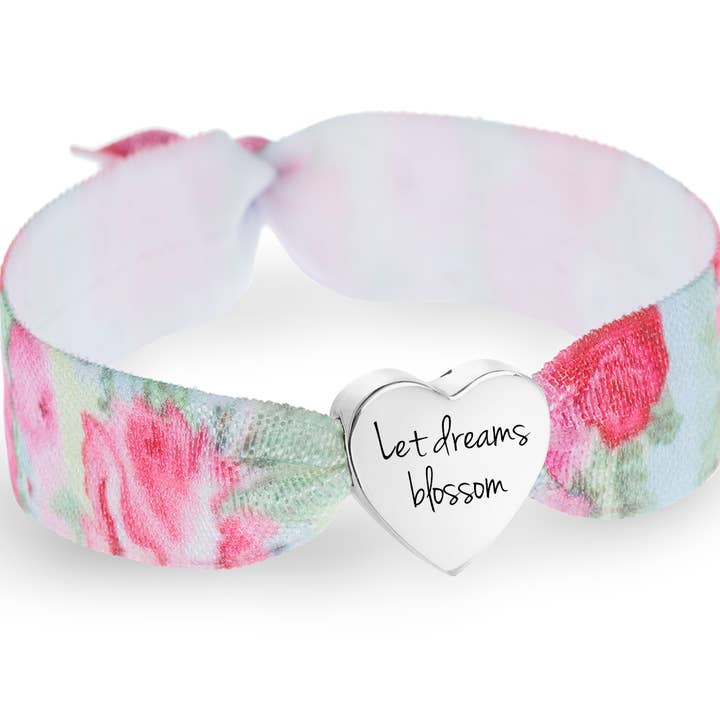 'Let Dreams Blossom' armband met stretchkralen voor wholesale door Lily Belle