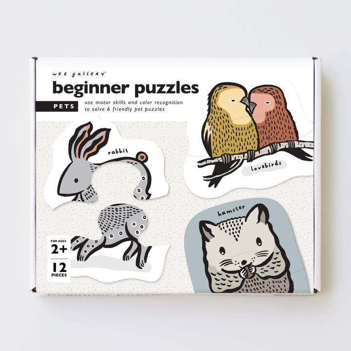 Beginner Puzzles - Pets for wholesale by Wee Gallery