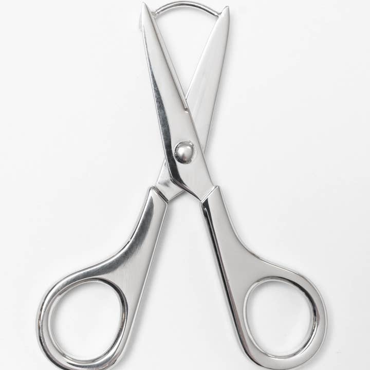 Coco Clem - Wholesale Dangle Earrings - Scissor Earrings in Silver1