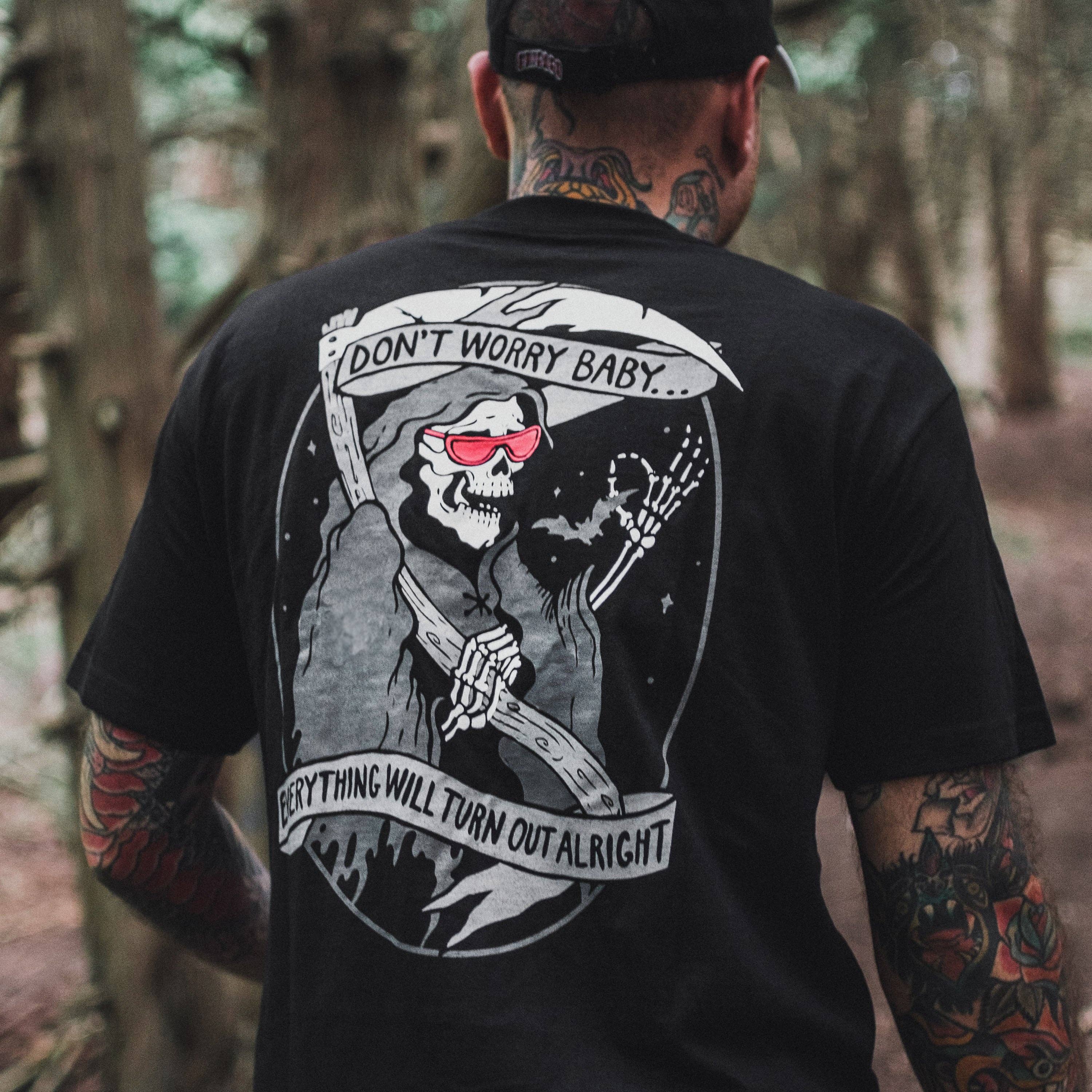 Stuntin Goods - Vendita all'ingrosso Maglietta serigrafata - Unisex - Maglietta per bambino Don't Worry6