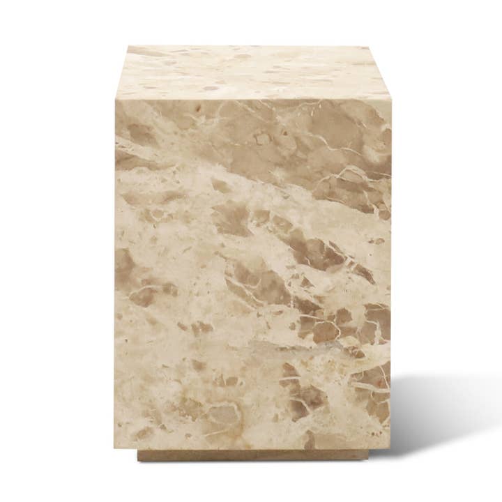 MESA PEDESTAL EM PEDRA NATURAL MÉDIA | CAPRI por atacado de Humble Nature