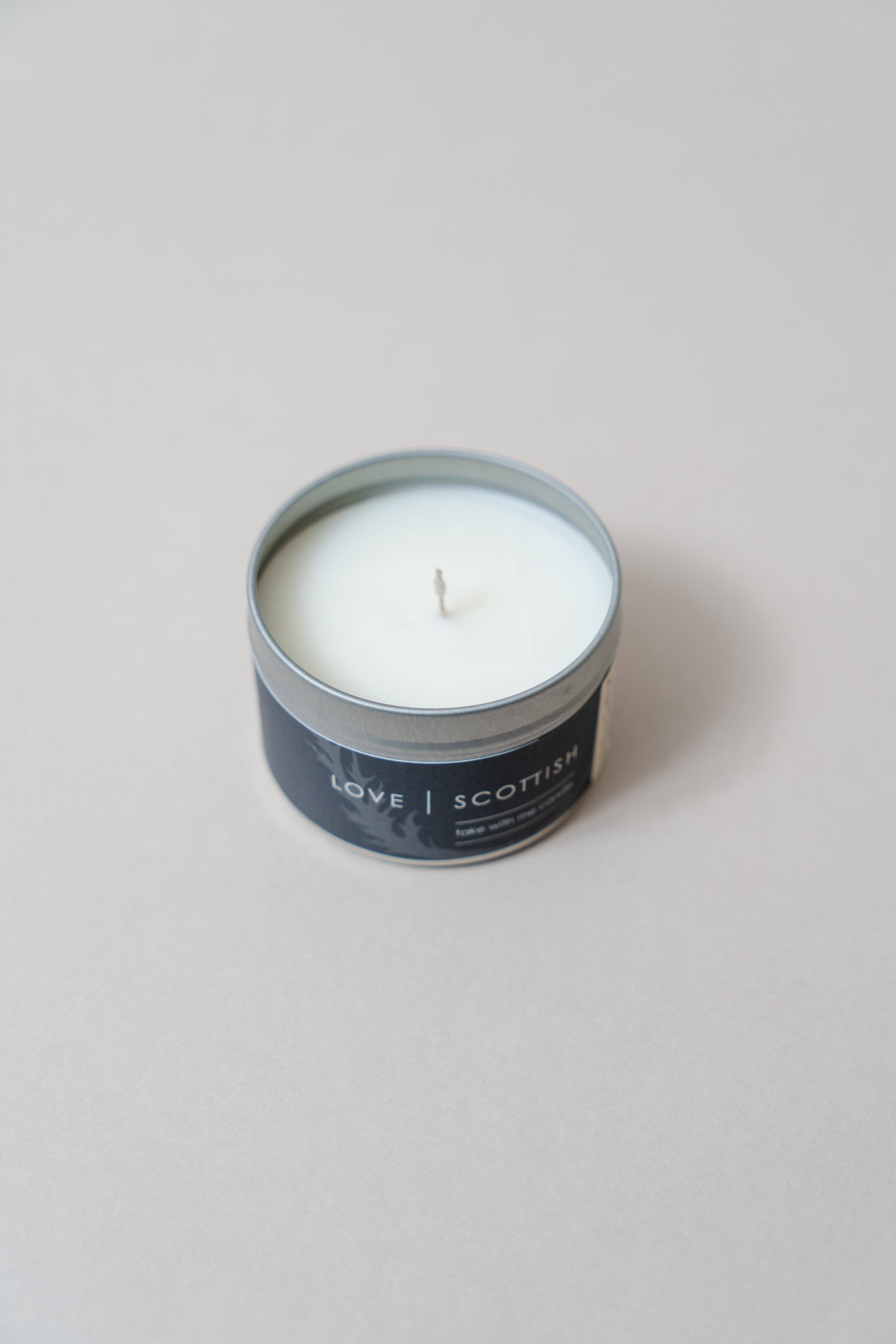 Love Scottish - Wholesale Travel Candles - Damson Plum Scented Candle Tin2