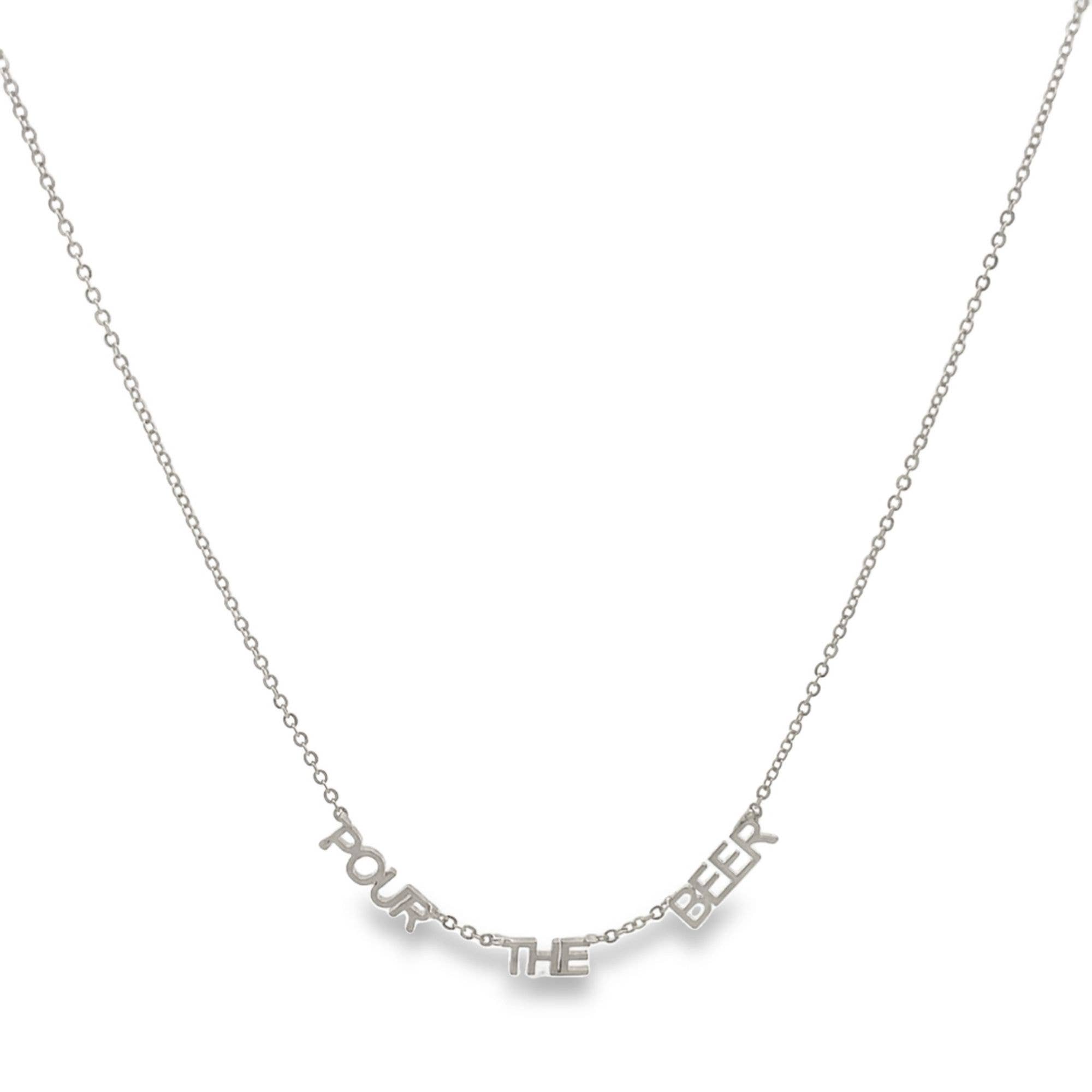 MIA Jewelry - Wholesale Pendant/Charm Necklace - Pour The Tequila Necklace, Pour The Rose Necklace, Pour The Whiskey Necklace (G75)9