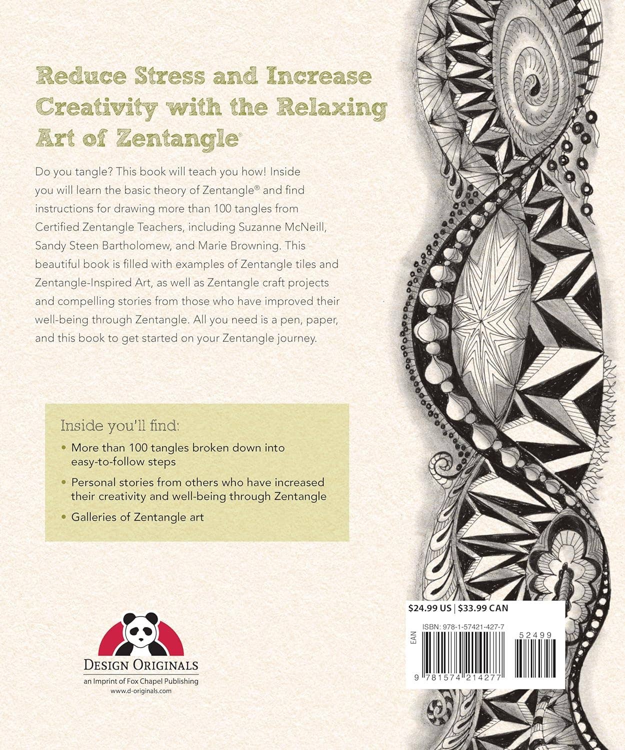 Fox Chapel Publishing - Vente Arts et divertissement - Joy of Zentangle - Tracez votre chemin vers une créativité accrue1