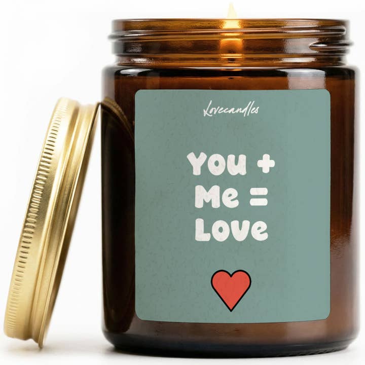 Vaniljdoftljus - Du + Jag = Kärlek för wholesale av Lovecandles