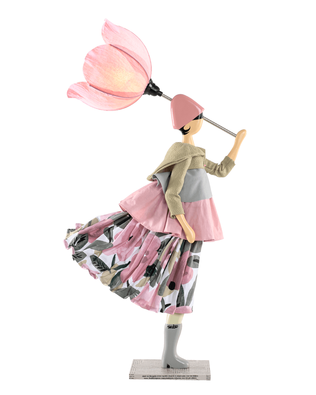 Skitso - Wholesale Figurine Lamp - Fabienne | Blooming Girl Table Lamp1