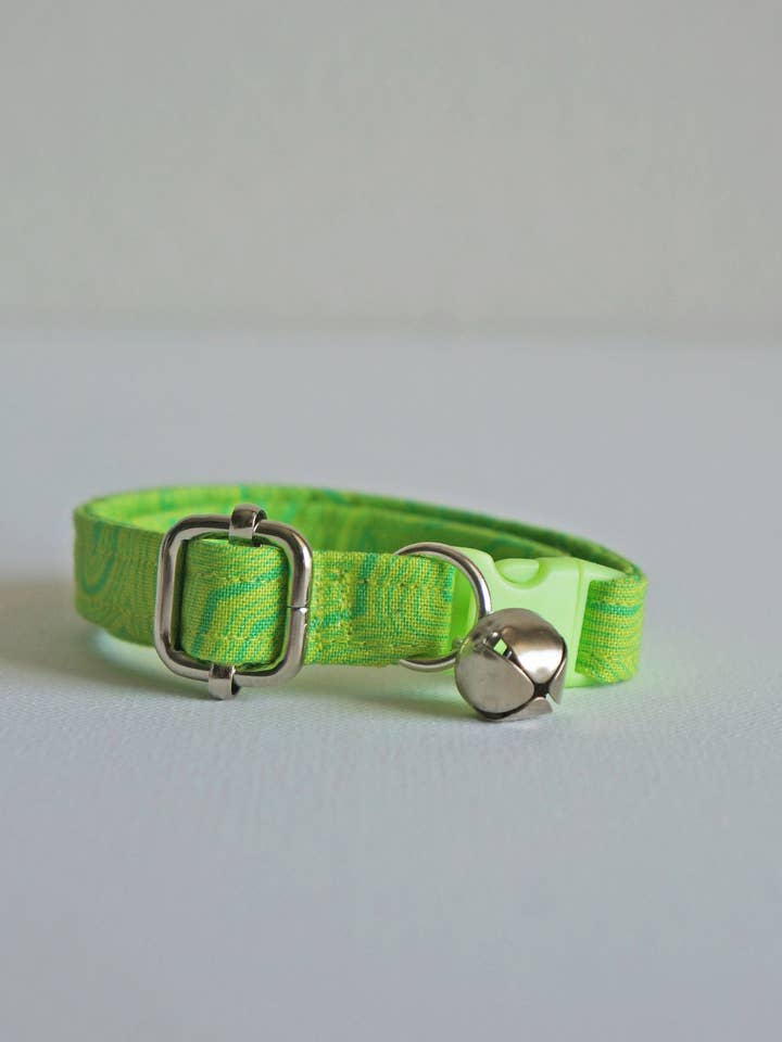 Collar para Gato Neon Groove para venta al por mayor de kiwi & WILLOW