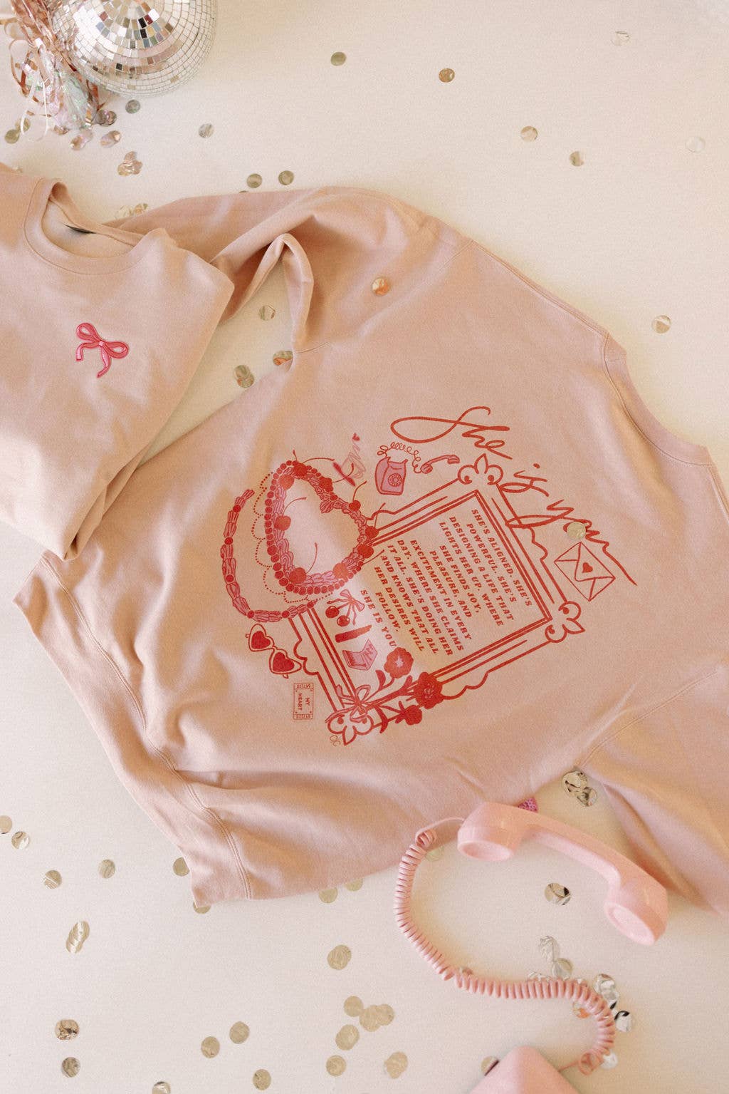 Whitney | Chaudoin Creations - Wholesale Graphic Sweatshirt - Women's - She is You Graphic Sweatshirt 2