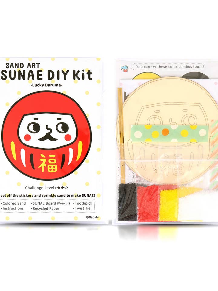 【SUNAE (zandkunst) DIY-kit】Lucky Daruma voor wholesale door Naoshi