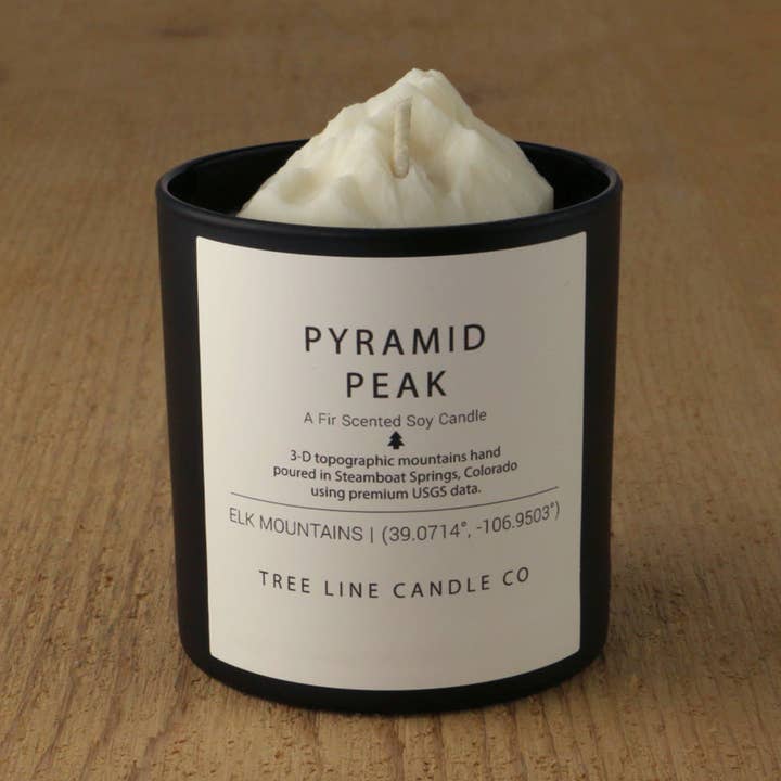 Pyramid Peak Candle for wholesale by Tree Line Candle Co