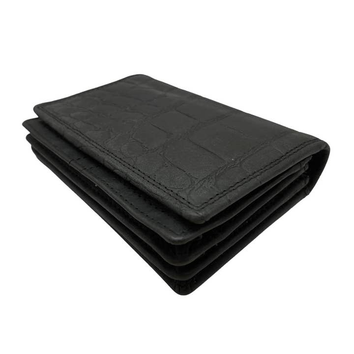 Arrigo - Wholesale Wallet - Women's - Leather Wallet ladies - Buffel Leather Croco Print Compact6