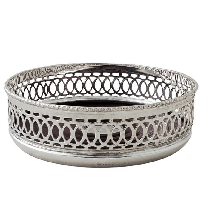 Corbell Silver - Venta al por mayor Posavasos - Posavasos - Plato de plata inglesa (4,5")